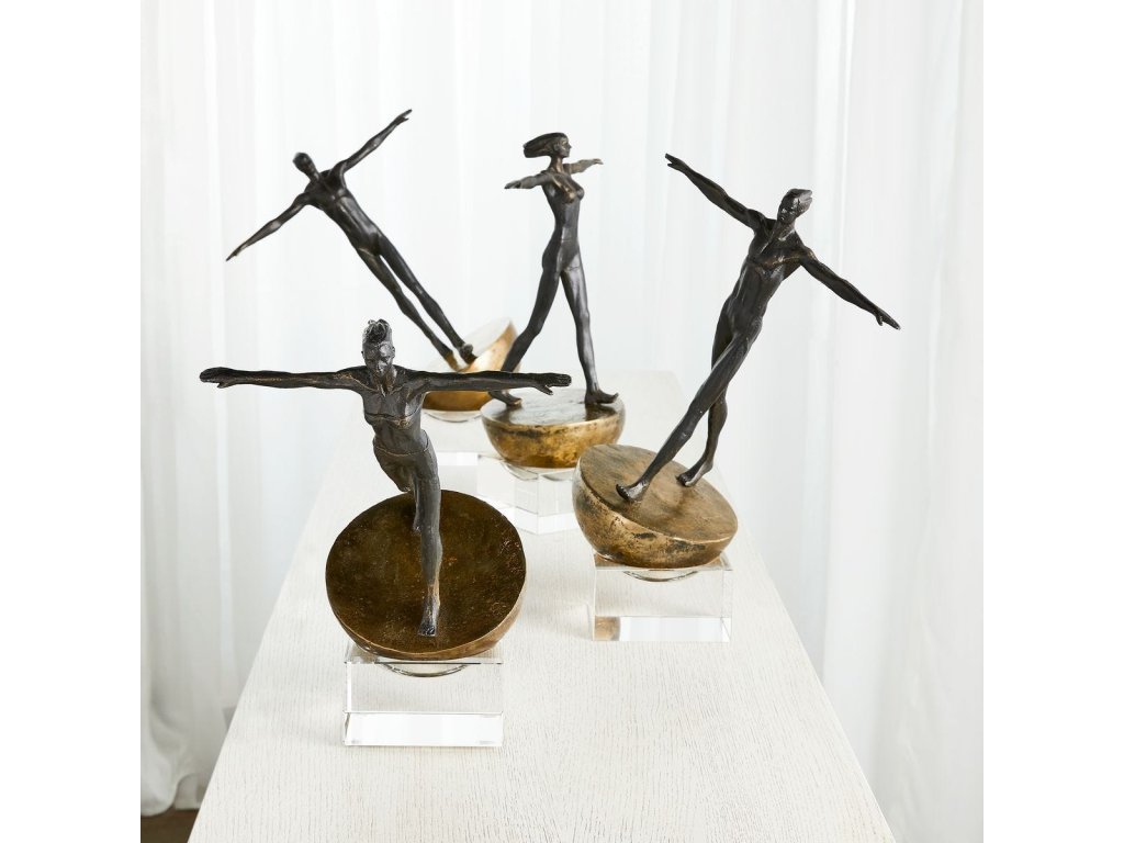 Man Finding Balance Sculpture - image 8