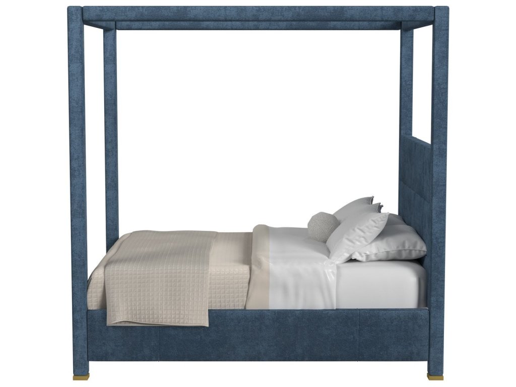 Hibernate Canopy Bed, Queen - Lux Peacock , 3 Cartons - image 2