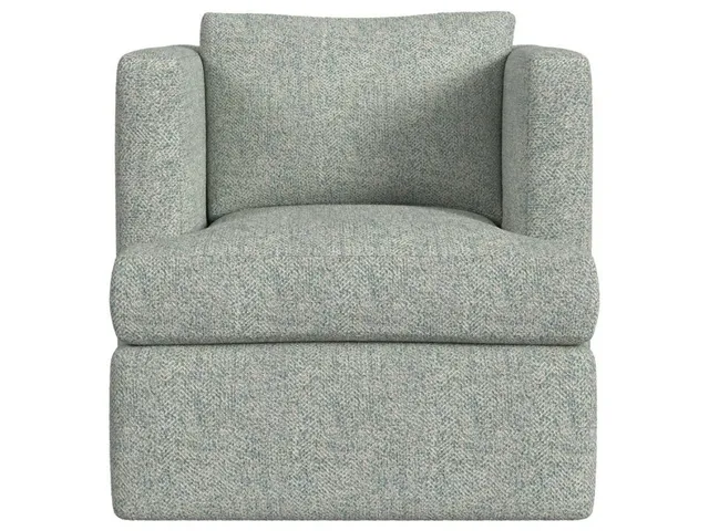 Elevated Swivel Chair - Tweedy Bird Sky