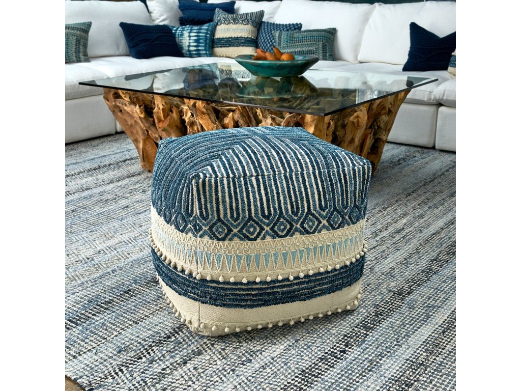 Malibu Pouf - Blue - image 1