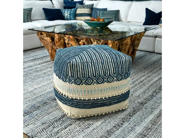 Malibu Pouf - Blue