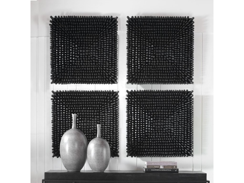 Portside Wood Wall Panel, Black - image 2