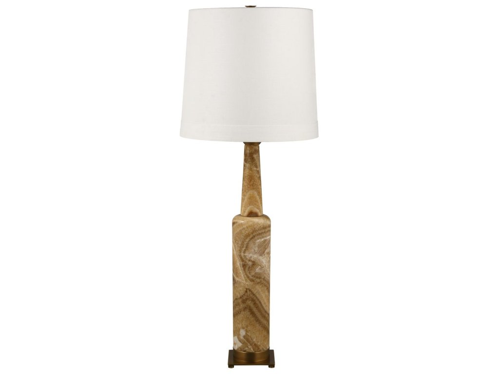 Statuesque Table Lamp - Latte Onyx - image 3