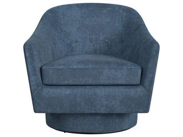Coupe Swivel Chair - Lux Peacock