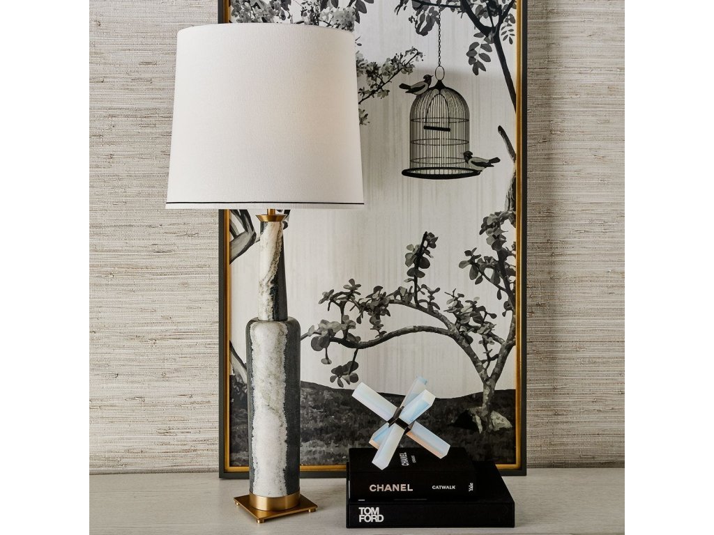 Statuesque Table Lamp - Panda Marble - image 1