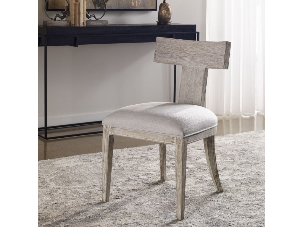 Idris Armless Chair, White, 2 Per Box, Priced Each - image 1