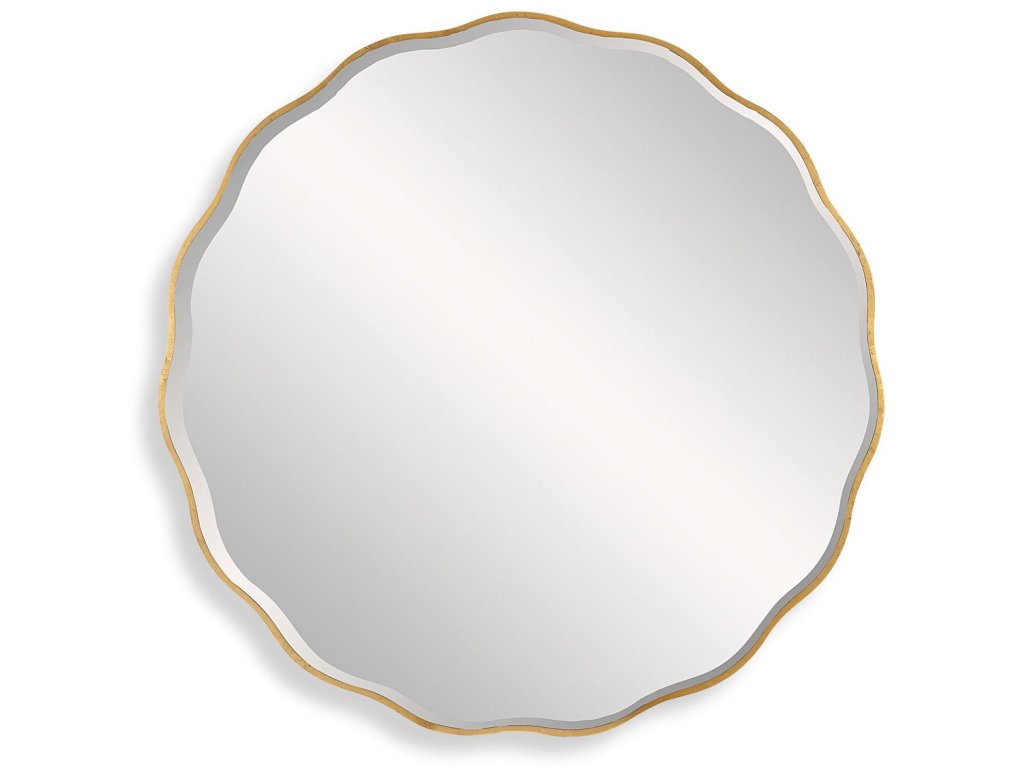 Aneta Large Round Mirror, Gold - main image