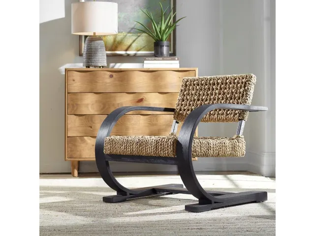 Rehema Accent Chair, Black