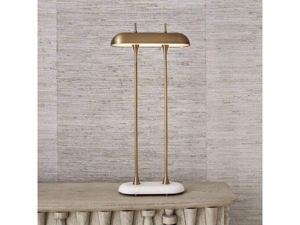 Papyrus Buffet Lamp - White Marble - image 2
