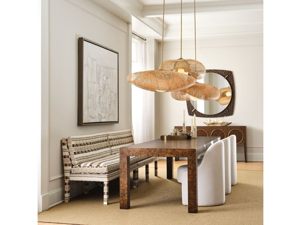 Ingrain Extension Dining Table - Cocoa Brown - image 4