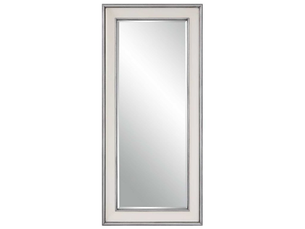 32 X 70 Metallic Trim Leaner Mirror - image 1