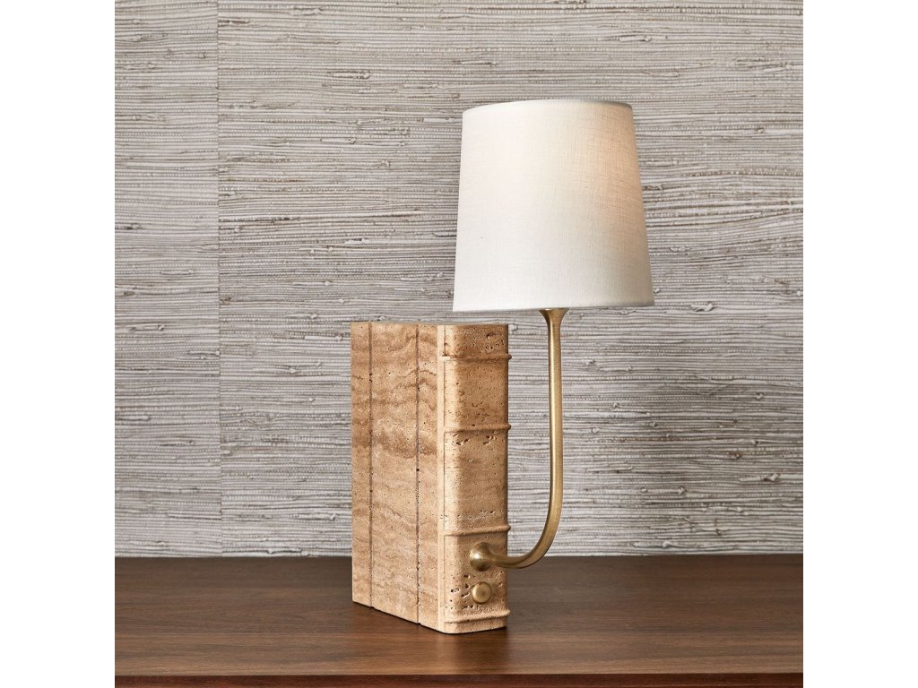 Book Mini Lamp - Travertine - image 1