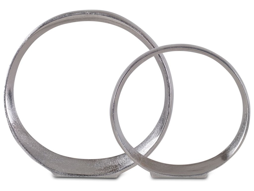Orbits Ring Sculptures, Nickel, S/2 - main image