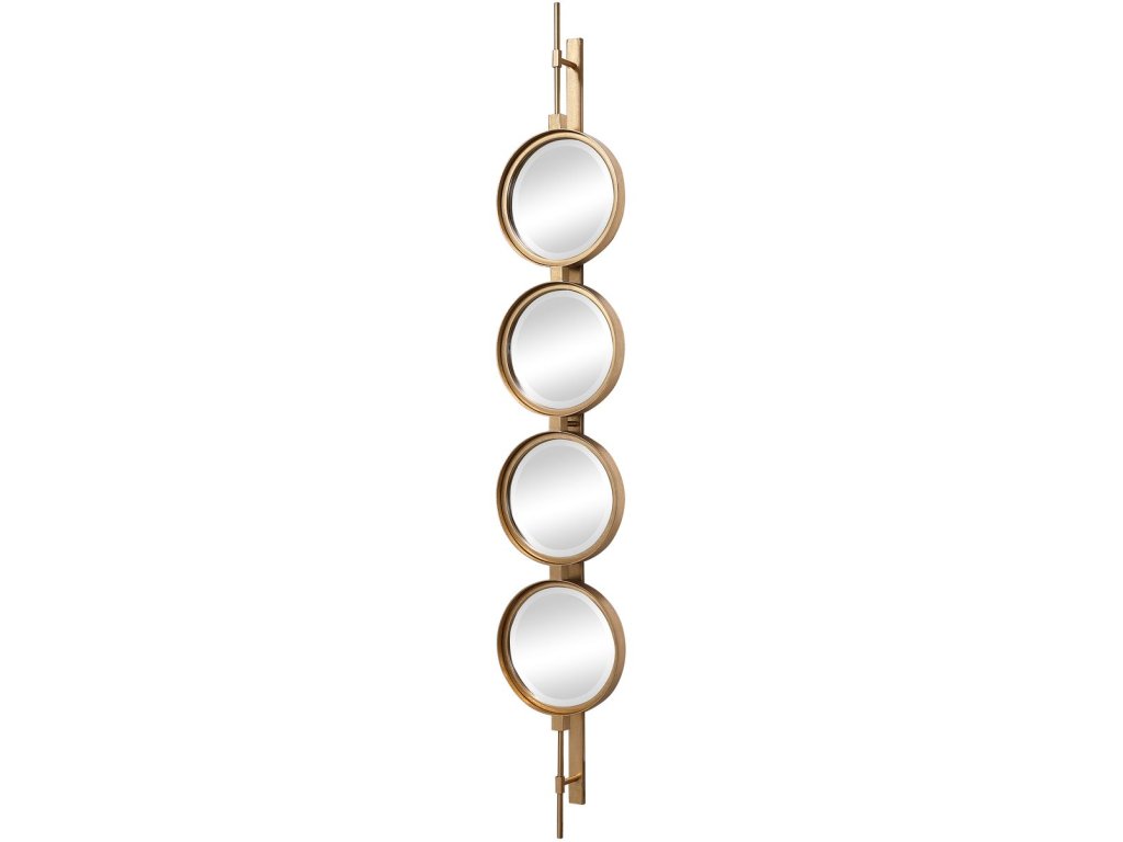 Button Mirror, Gold - image 3