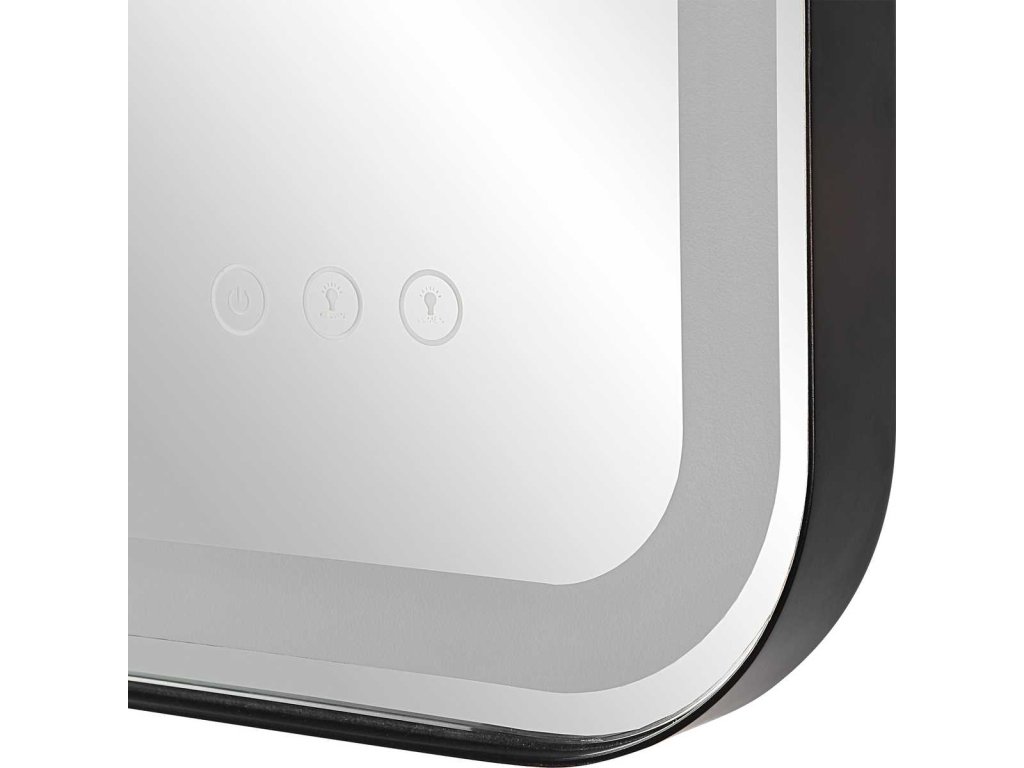 Crofton Lighted Vanity Mirror, Black - image 5