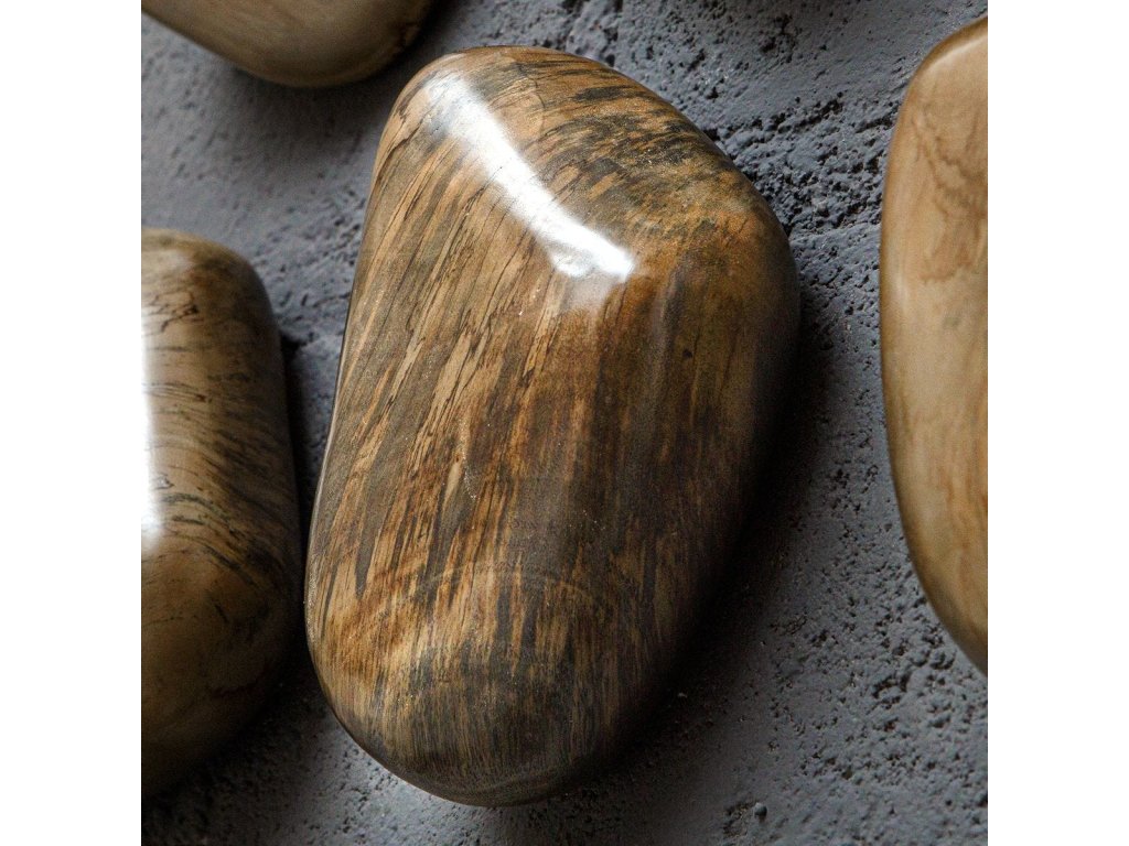 Pebbles Wood Wall Decor, Walnut, S/9 - image 3