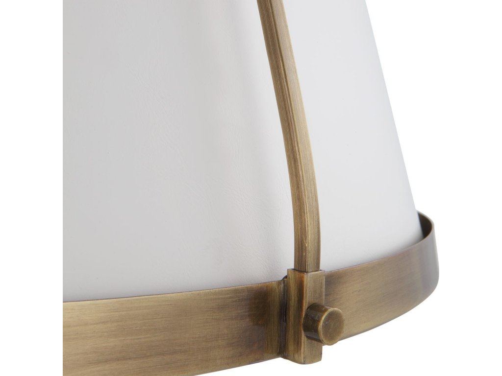 Leather Classic, 4 Lt Pendant - White - image 6