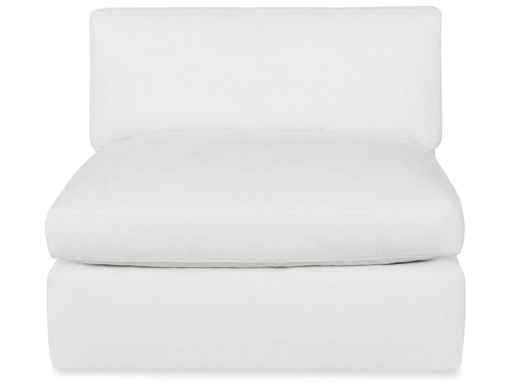 Slope Sofa, Armless - Alabaster Chenille - image 8