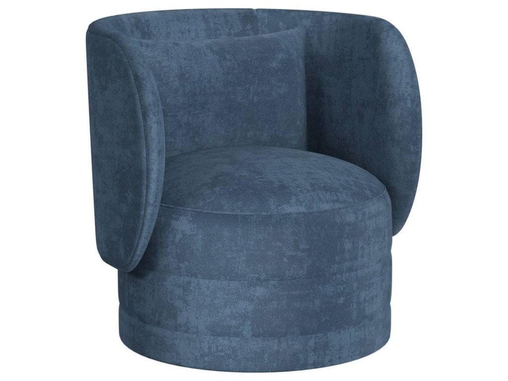 Sanctuary Swivel Chair - Lux Peacock - image 2