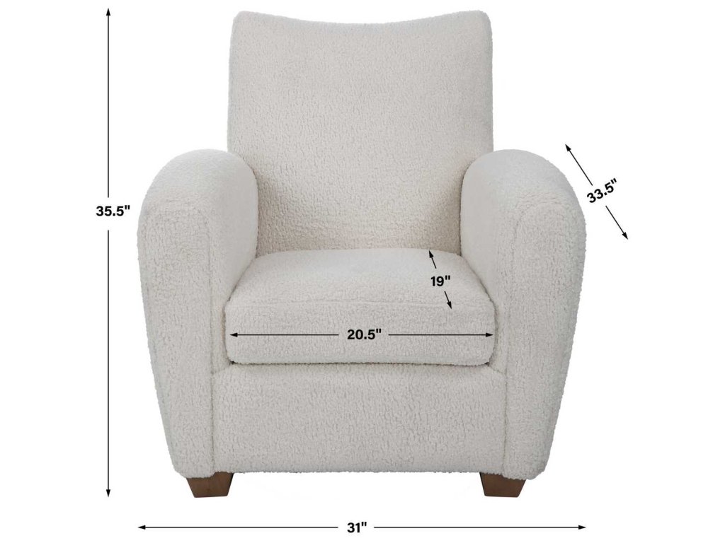 Teddy Accent Chair, Natural - image 8