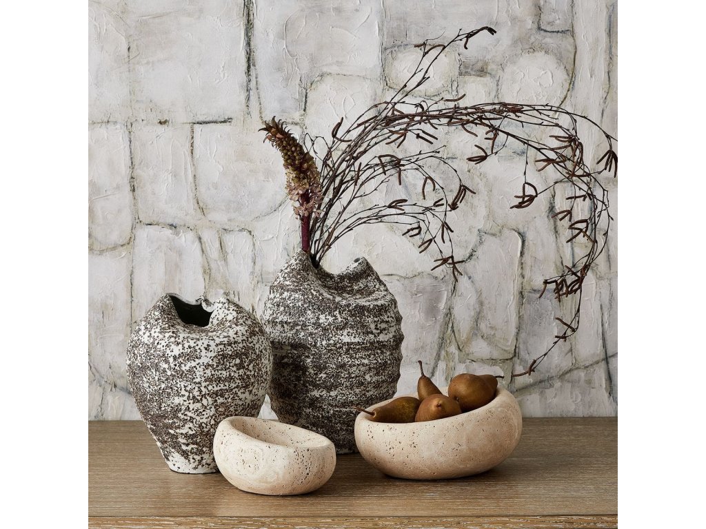 Swaddle Bowls - Travertine, S/2 - image 1