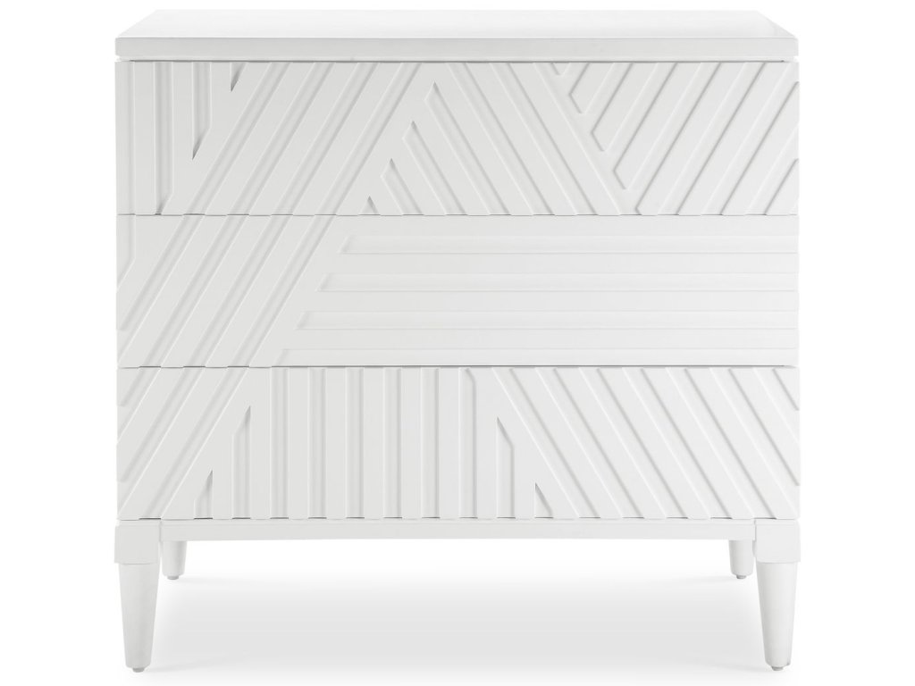 Colby 3 Drawer Chest, White - main image