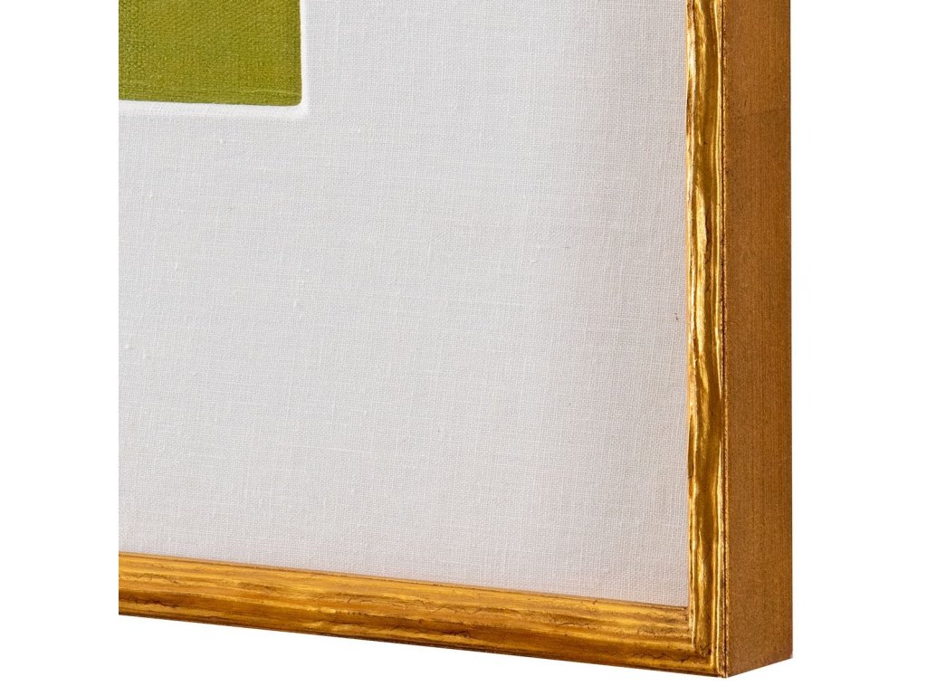 Petite Bijoux Framed Canvases - Lime, S/2 - image 5