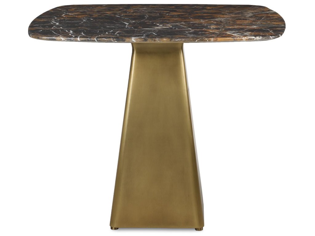 Equilateral Bistro Table - Michelangelo/Brass, 2 Cartons - main image