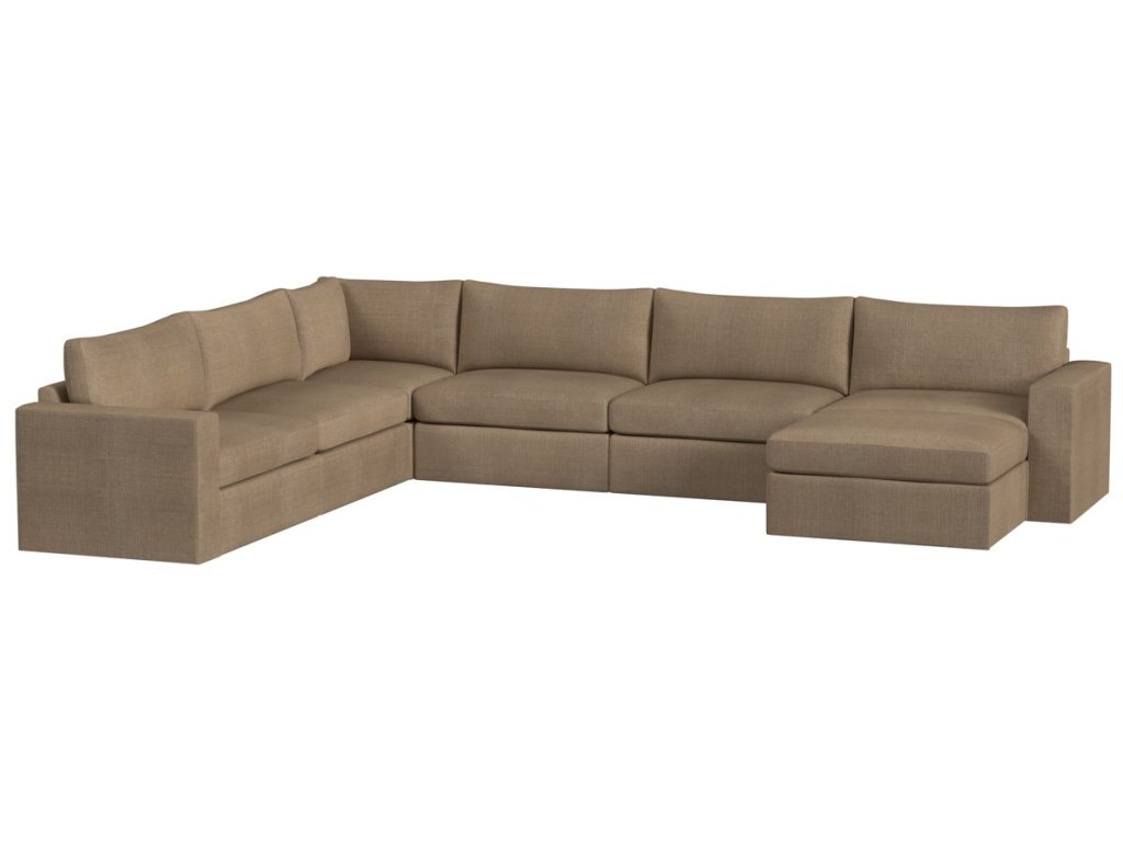 Great Plains Sofa, Armless - Lush Tawny - main image