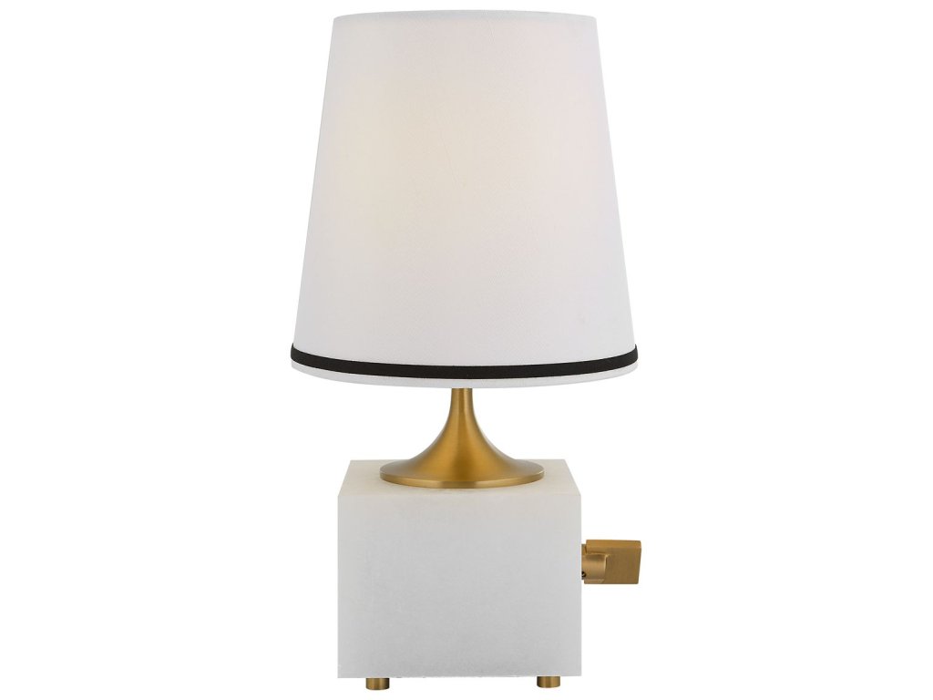 Blockhead Mini Lamp - Satin Brass - image 6