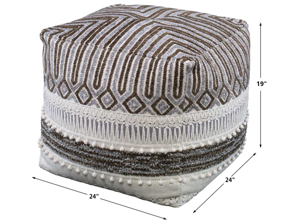 Malibu Pouf - Earth - image 3