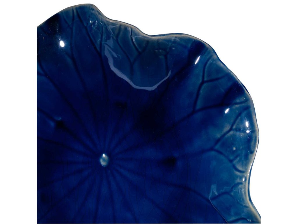 Abella Ceramic Outdoor Wall Decor, Cobalt, S/3 - image 2