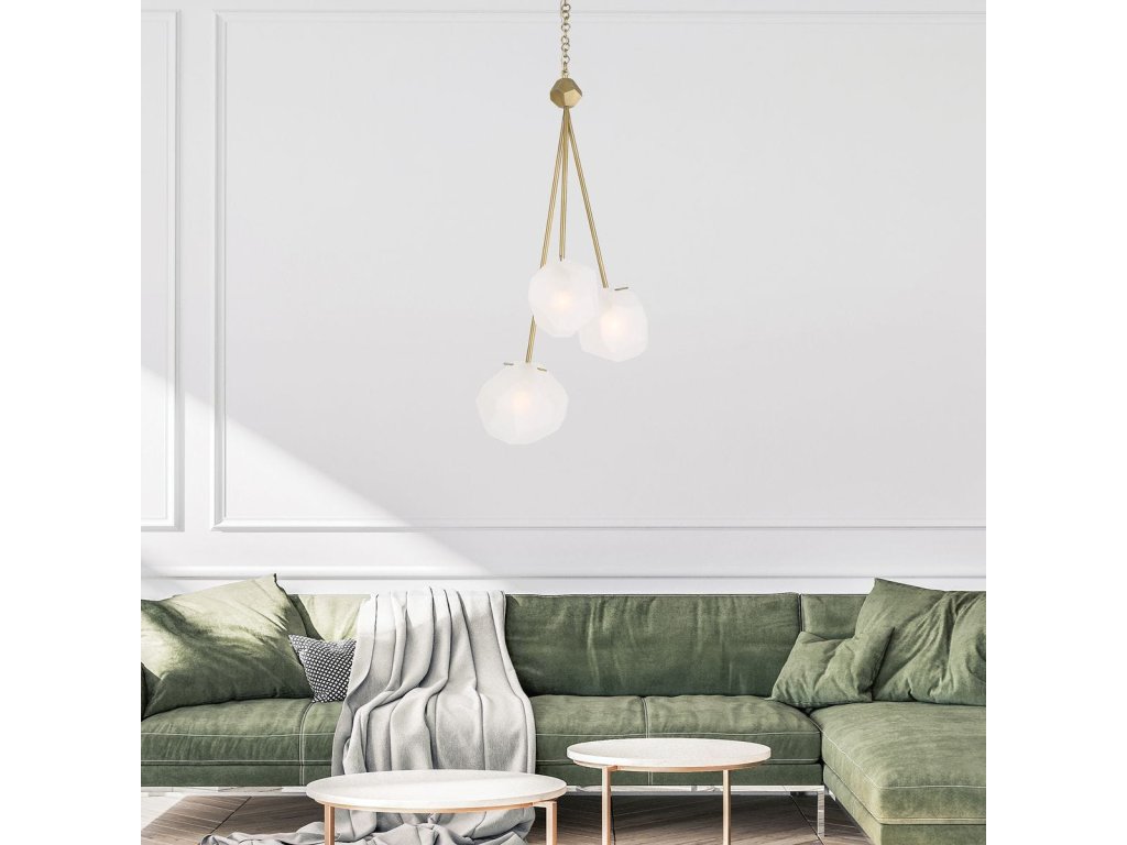 Geodesic, 3 Lt Pendant - image 7