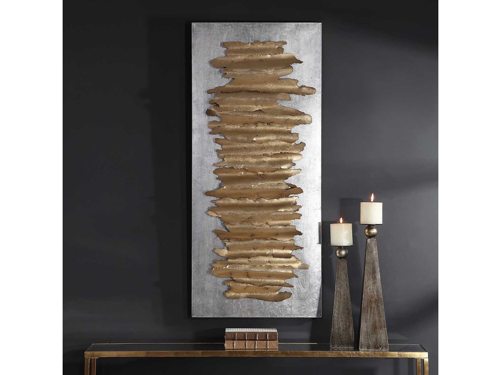 Lev Metal Wall Decor, Silver - image 2