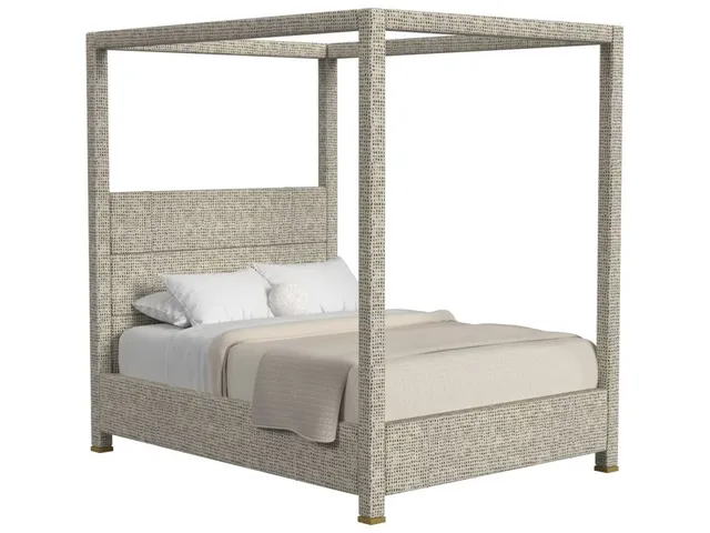 Hibernate Canopy Bed, Queen - Dashing Olive , 2 Cartons