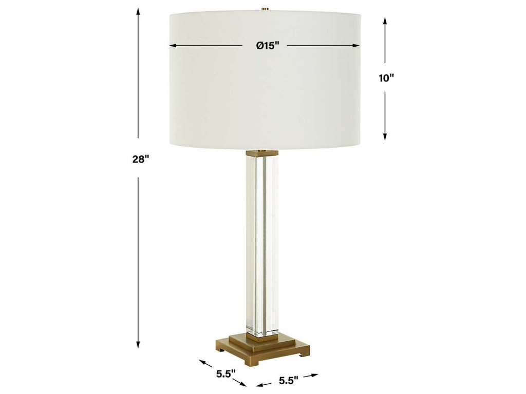 Crystal Column Table Lamp - image 6