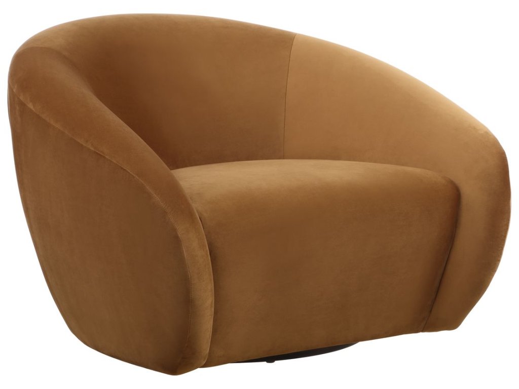 Desoto Swivel Chair, Hazlenut - image 3