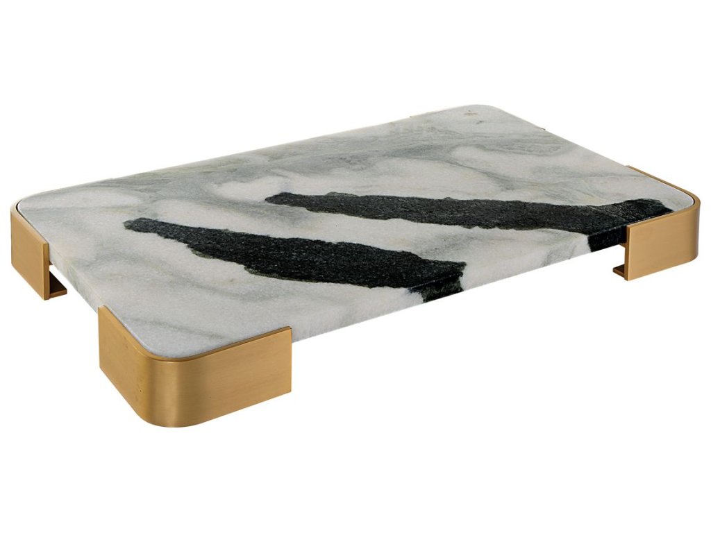 Elevated Tray/Plateau - Panda Marble Medium - image 3