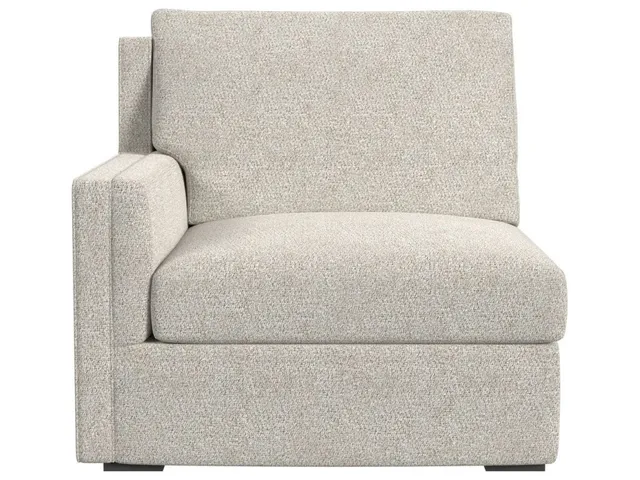 Luxe Sofa, Left Arm Facing - Snuggle Vanilla