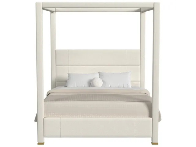 Hibernate Canopy Bed, King - Field Snow , 2 Cartons