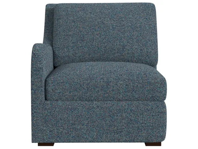 Little Wave Sofa, Left Arm Facing - Tweedy Bird Jewel