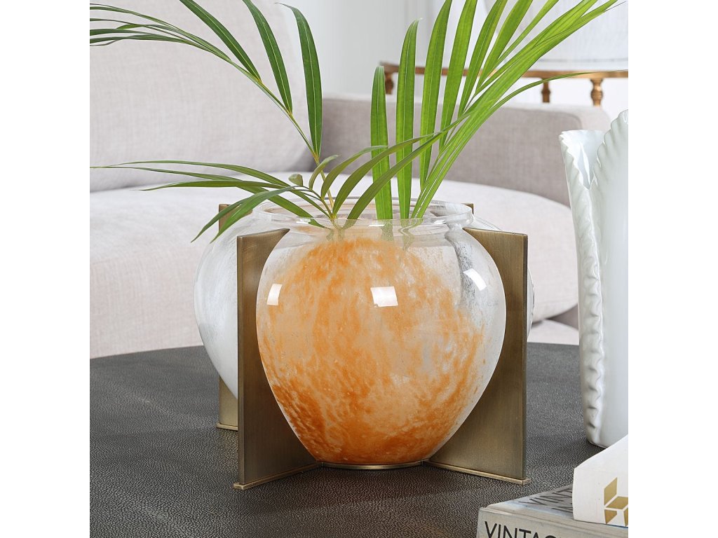Amber Swirl, Vase - image 1