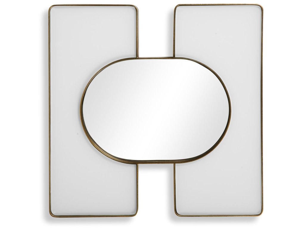 Embrace Square Mirror - 24X24 White - main image