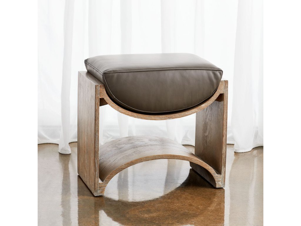 Cradle Bench - Weathered Oak - image 1