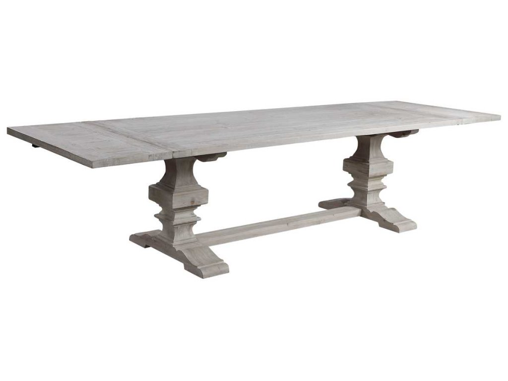 Baldrick Extension Dining Table - White - image 3