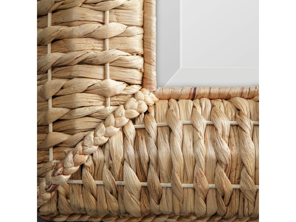 Twisted Seagrass Rectangle Mirror - image 3