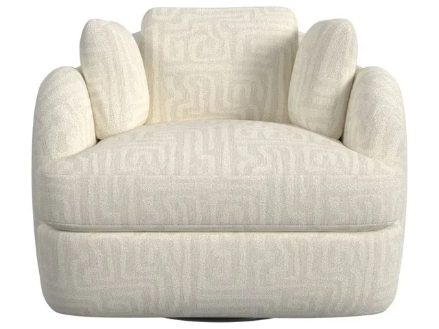 Scoop And A Half Swivel Chair - Maze Oyster