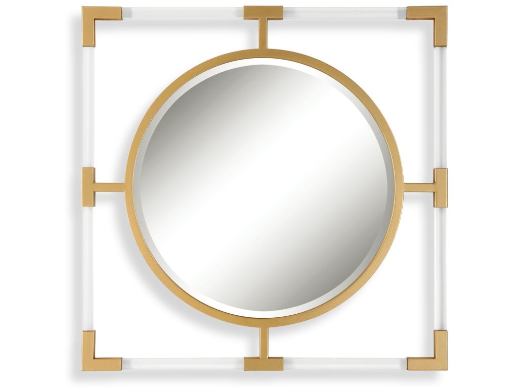 Balkan Small Mirror, Gold - main image