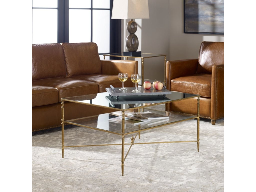 Henzler Coffee Table, Gold - image 2