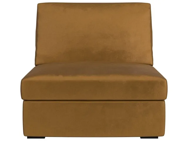 Luxe Sofa, Armless - Bliss Bronze